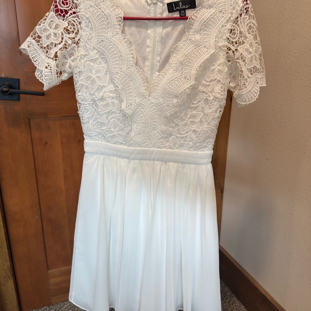 White Lulus Dress